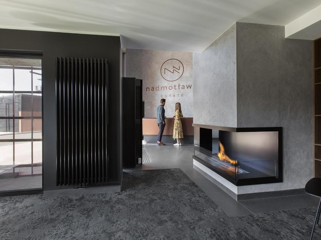 Apartament Nadmotlawie Estate Black Гданск Екстериор снимка