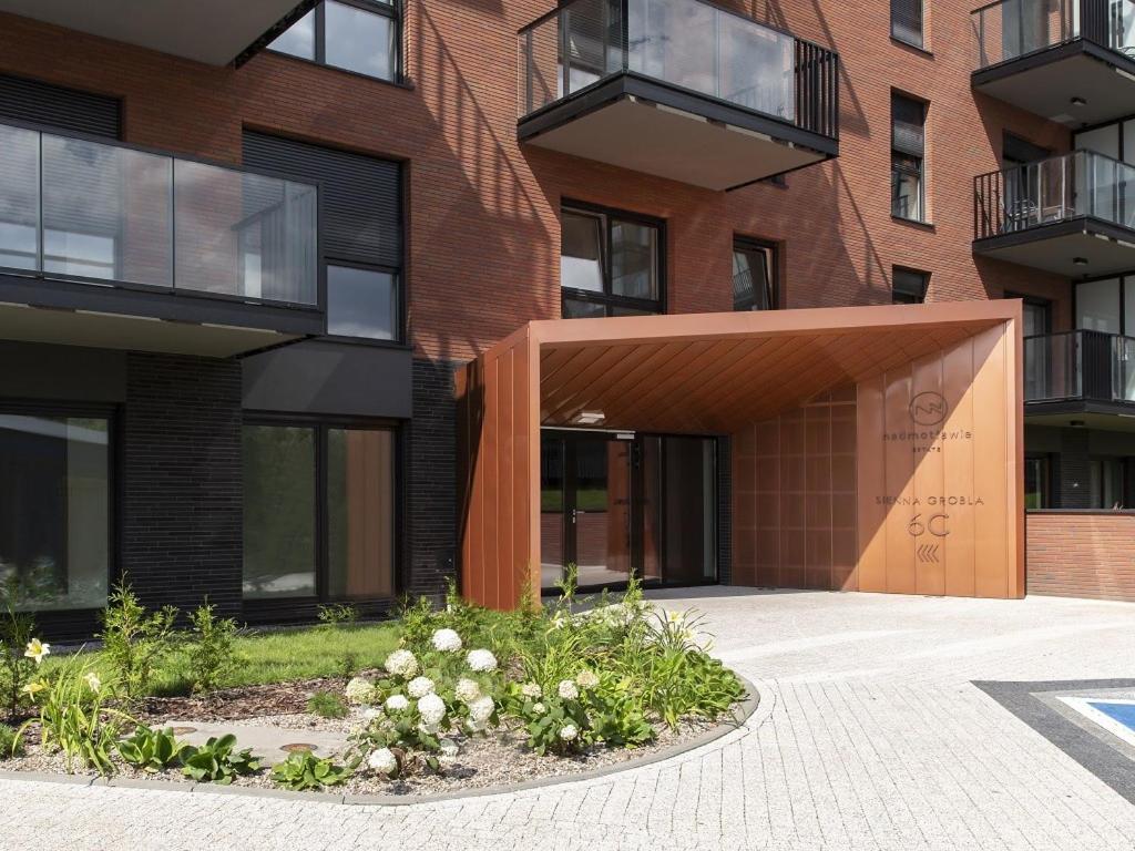 Apartament Nadmotlawie Estate Black Гданск Екстериор снимка